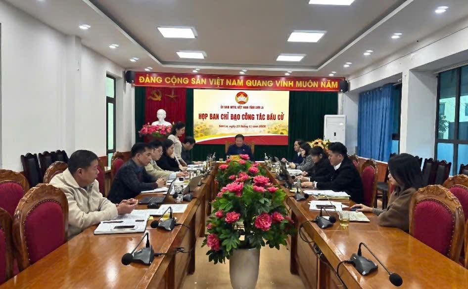 Họp Ban Chỉ đạo công tác bầu cử đại biểu Quốc hội khóa XVI và đại biểu Hội đồng nhân dân các cấp nhiệm kỳ 2026-2031 