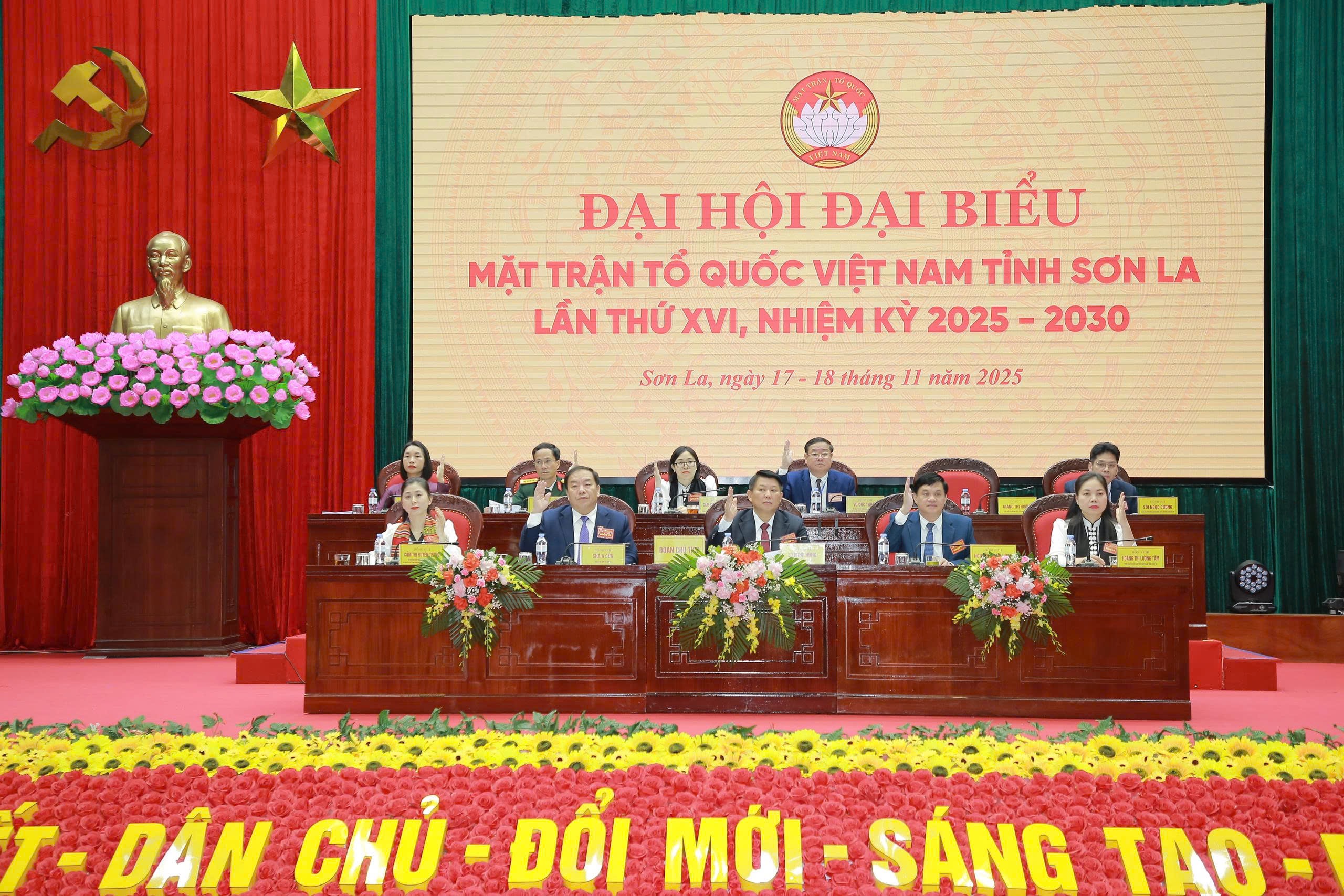 Phiên làm việc thứ nhất, Đại hội đại biểu MTTQ Việt Nam tỉnh Sơn La lần thứ XVI, nhiệm kỳ 2025-2030