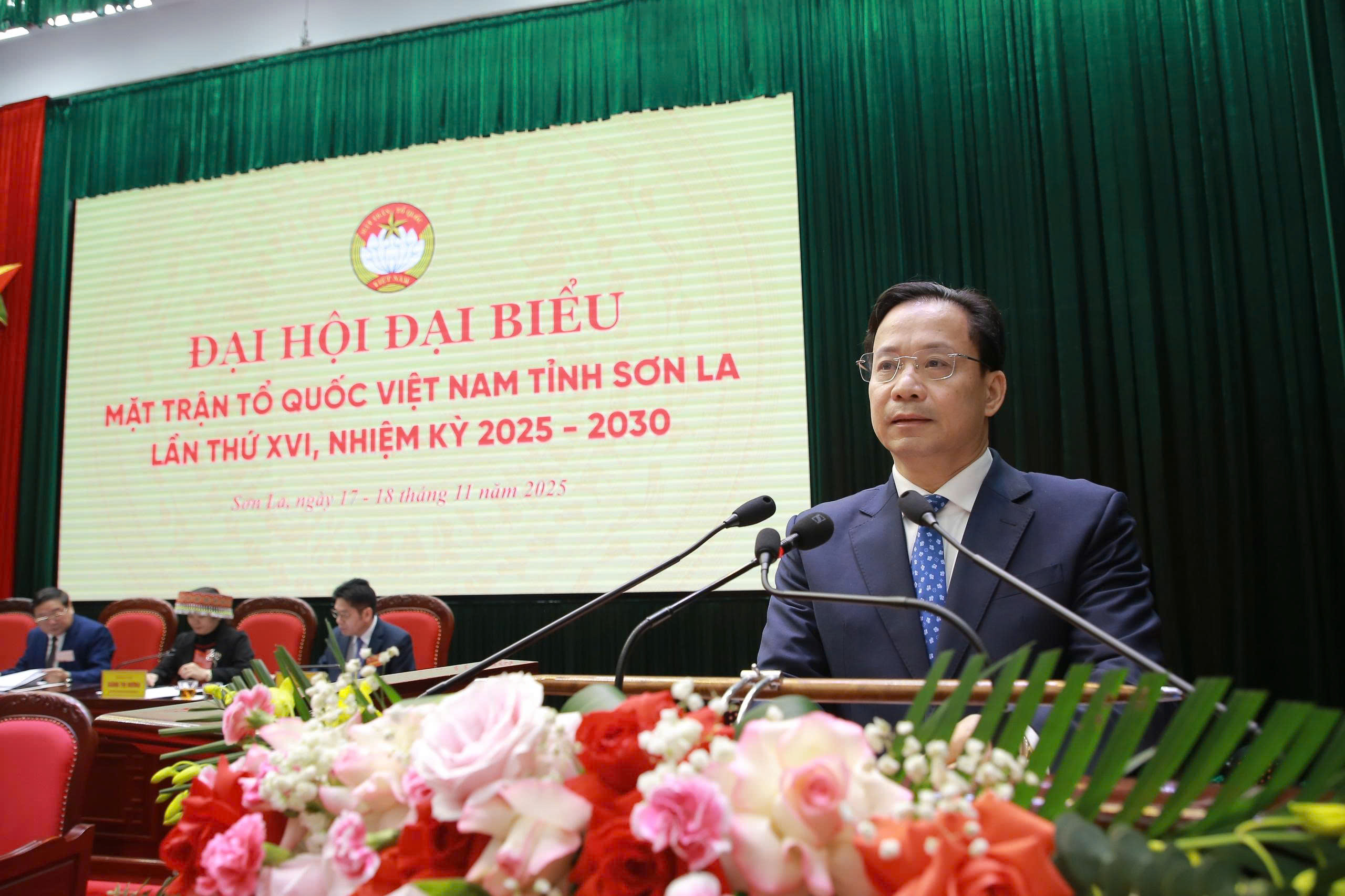 Bài phát biểu của đồng chí Bí thư Tỉnh ủy tại Đại hội đại biểu MTTQ Việt Nam tỉnh Sơn La lần thứ XVI, nhiệm kỳ 2025-2030