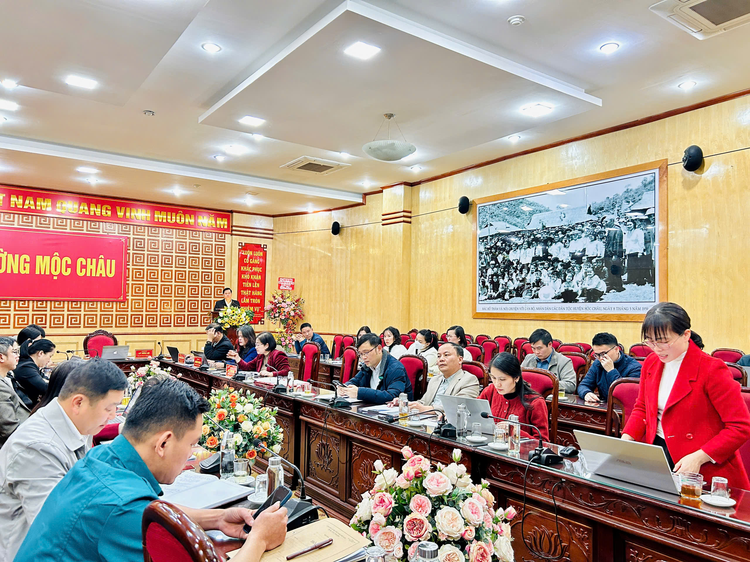 Hội nghị liên tịch giới thiệu người ứng cử đại biểu HĐND phường Mộc Châu nhiệm kỳ 2026-2031