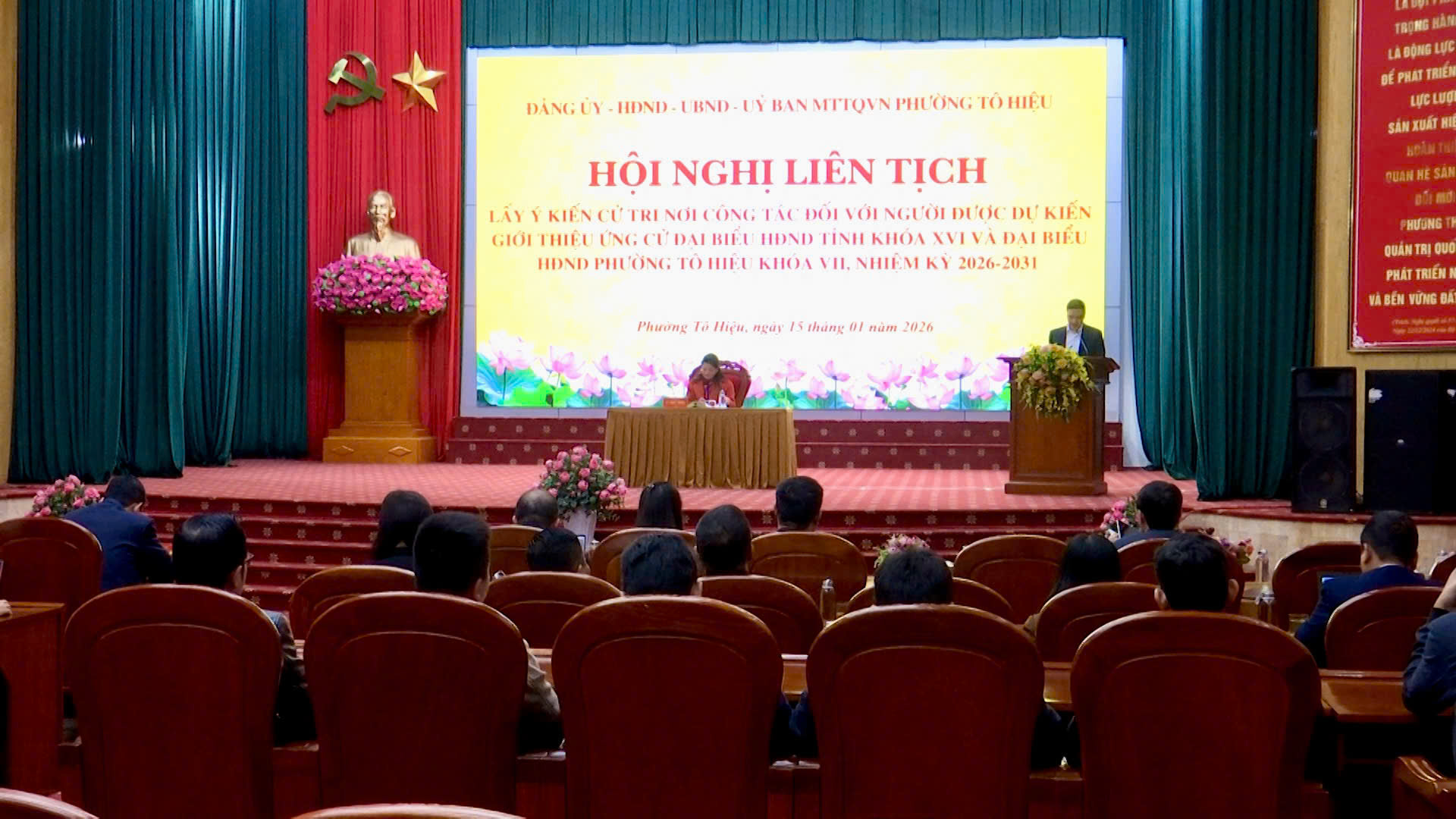 Phường Tô Hiệu: 100% cử tri nơi công tác tín nhiệm nhân sự ứng cử đại biểu HĐND các cấp nhiệm kỳ 2026 - 2031