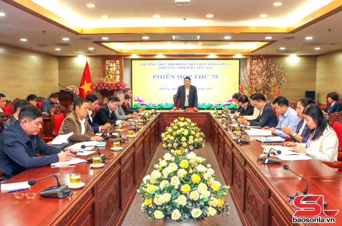 Phiên họp thứ 75 Thường trực HĐND tỉnh