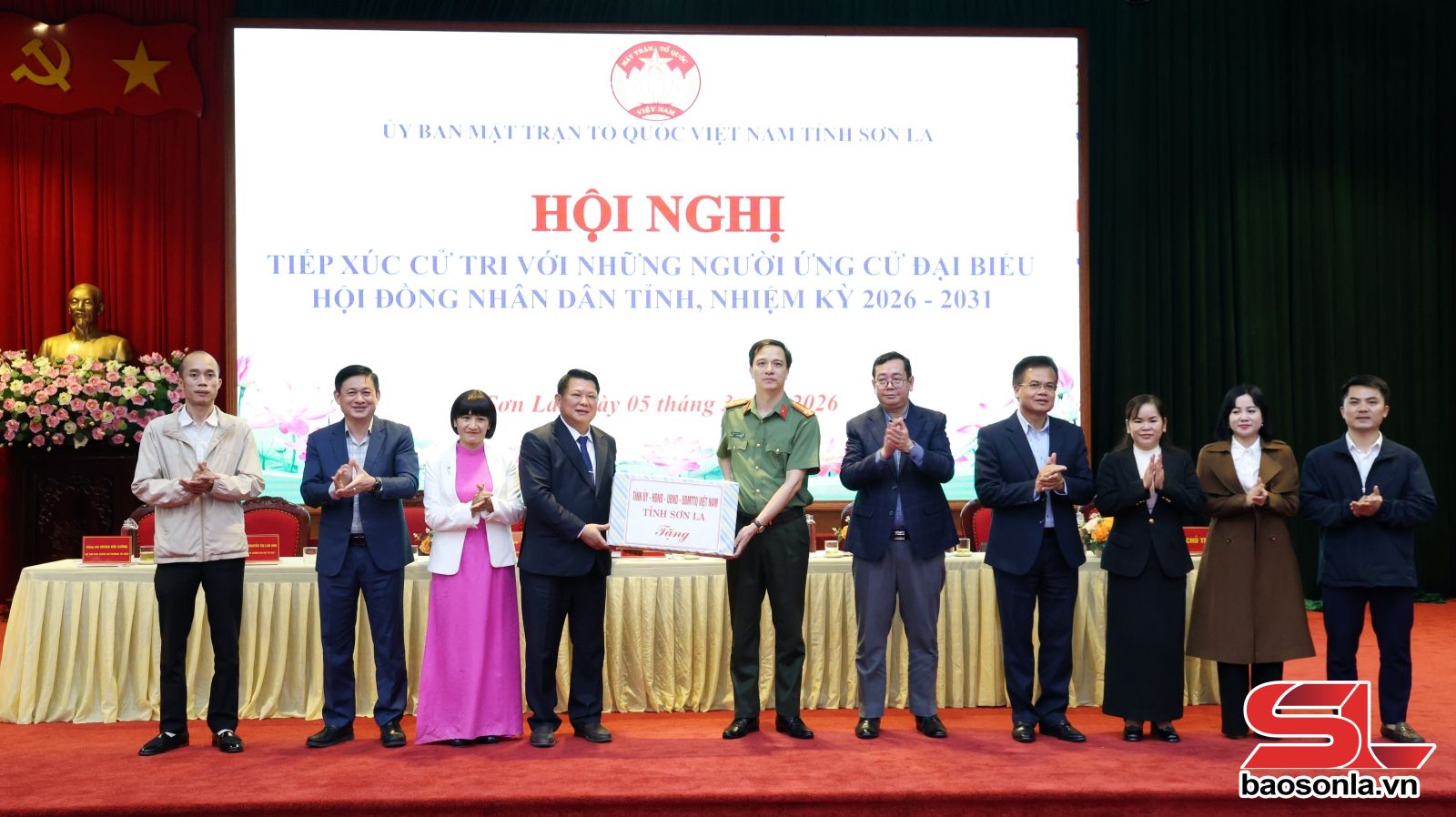 Cử tri Công an tỉnh đánh giá cao chương trình hành động của các ứng cử viên đại biểu HĐND tỉnh