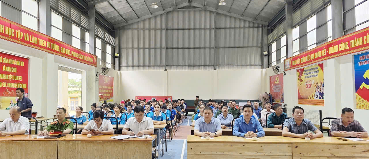 Xã Mường Chiên sôi nổi Lễ ra quân “Toàn dân chung tay bảo vệ môi trường vì một Việt Nam xanh - sạch - đẹp” năm 2026