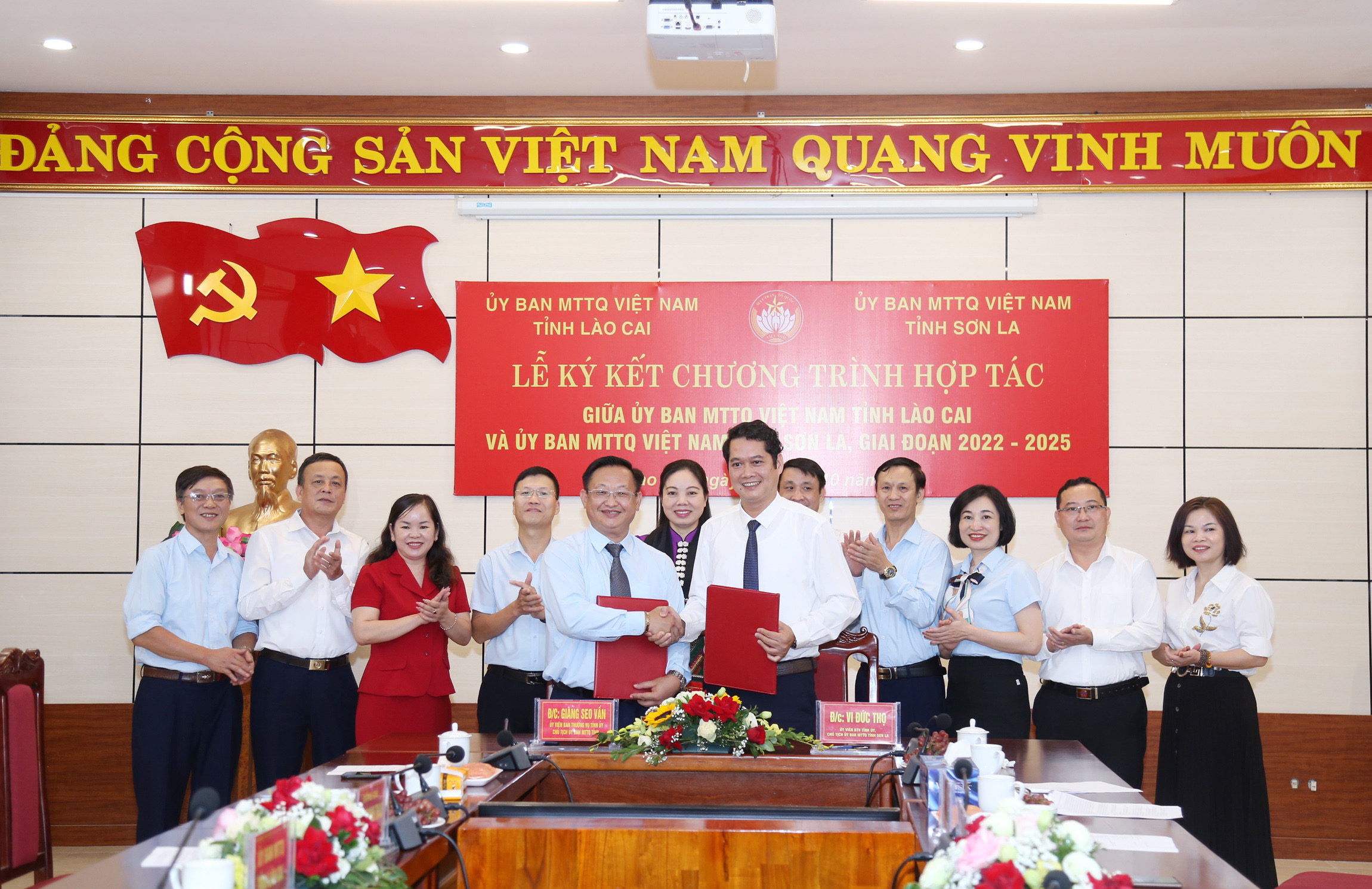 Ủy ban MTTQ Việt Nam tỉnh Sơn La và Lào Cai ký kết hợp tác giai đoạn 2022-2025