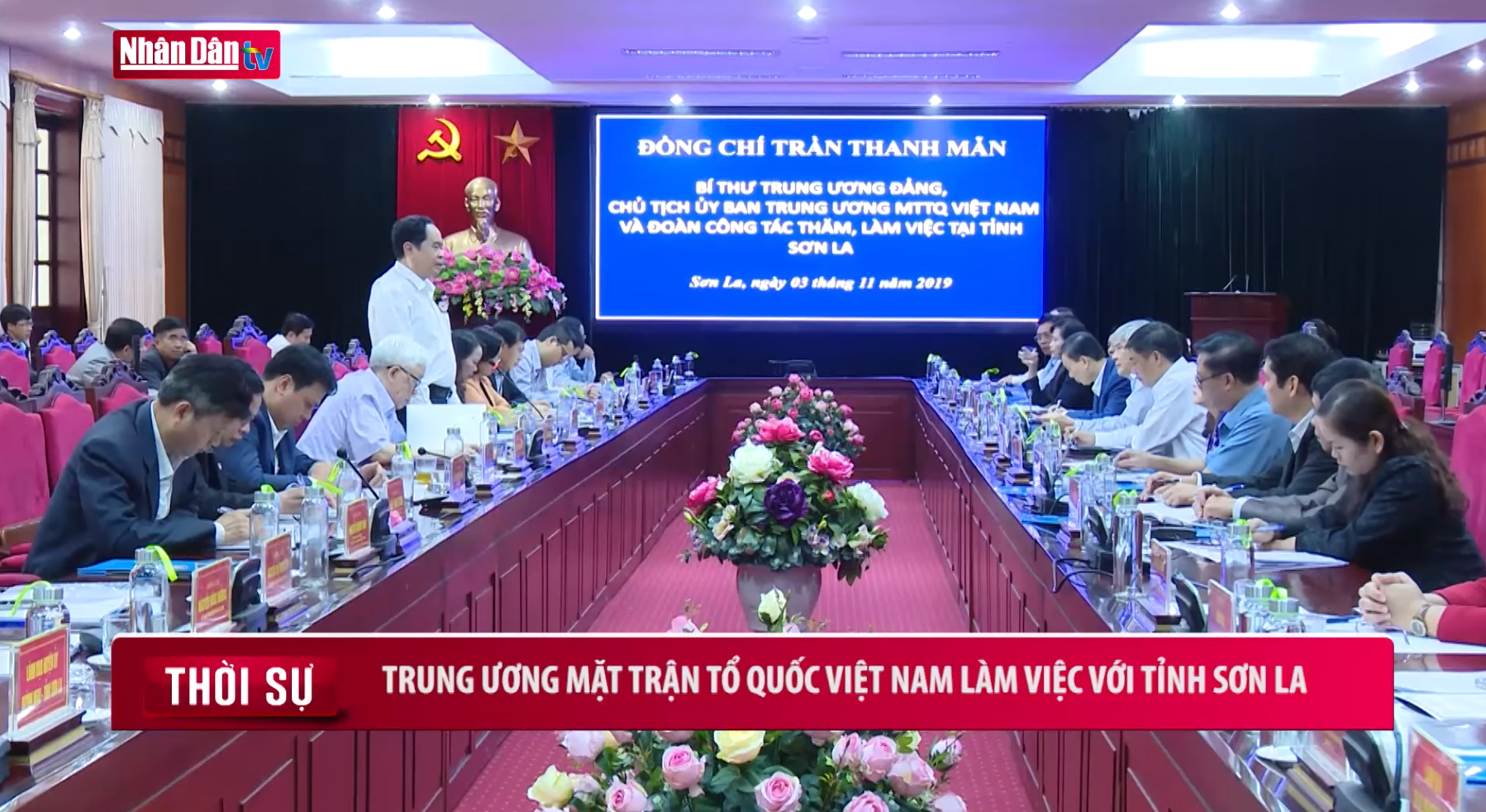 Trung ương Mặt trận Tổ quốc Việt Nam làm việc với tỉnh Sơn La