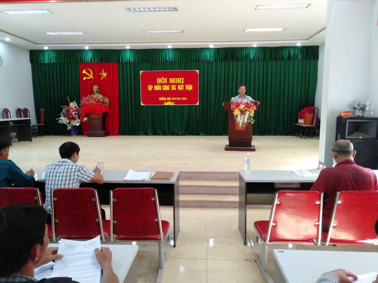 Ủy ban MTTQ huyện Mai Sơn tập huấn triển khai Cuộc vận động “ Toàn dân đoàn kết xây dựng nông thôn mới đô thị văn minh” năm 2022 tại xã Chiềng Nơi