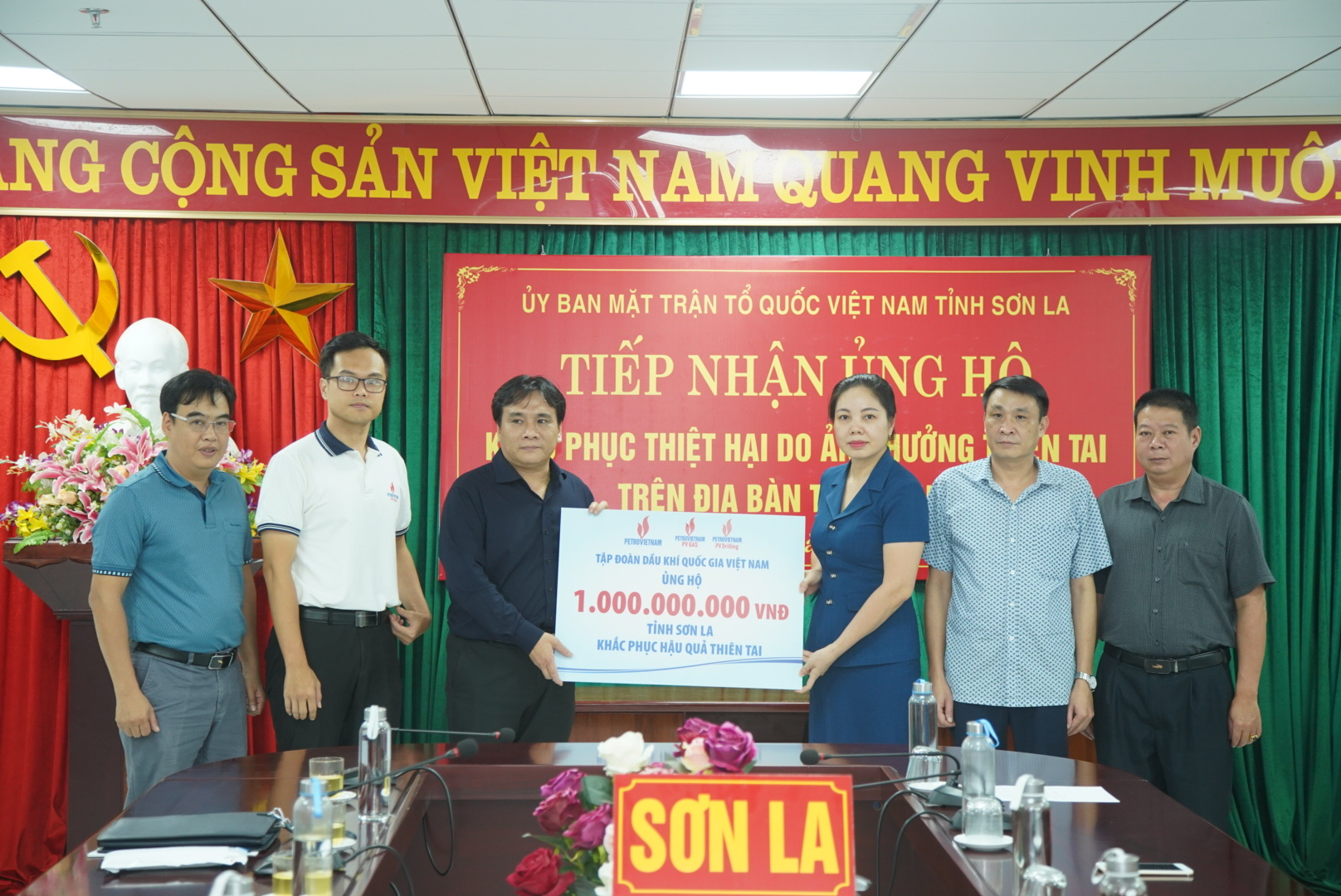 Uỷ ban MTTQ Việt Nam tỉnh tiếp nhận ủng hộ khắc phục thiệt hại do ảnh hưởng thiên tai trên địa bàn tỉnh